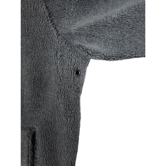 ATM Anthony Thomas Melillo Men's Sherpa Fleece Full-Zip Jacket Charcoal XXL NWT - Picture 5 of 5